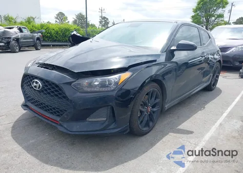 2019 Hyundai Veloster Turbo R-Spec z USA, uszkodzony, nr VIN KMHTH6AB4KU011518